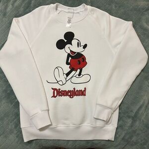 Authentic Mickey Mouse sweatshirt purchased at Disneyland Adult size Small